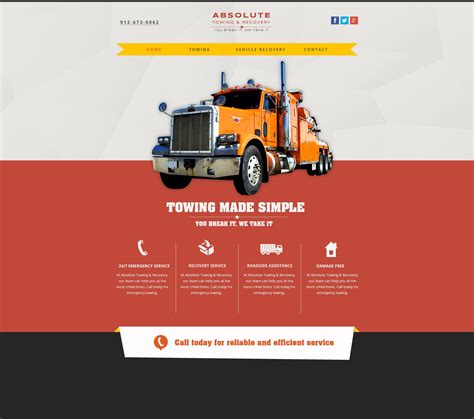 Towing Website Template